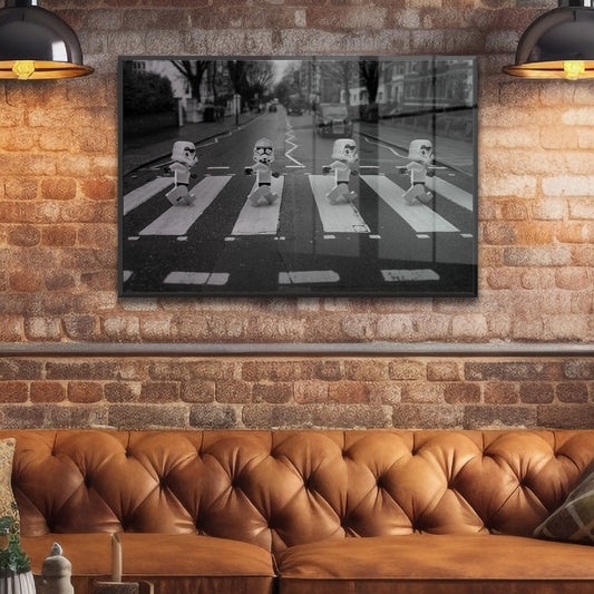 Stormtroopers Abbey Road Acrylic Art Print