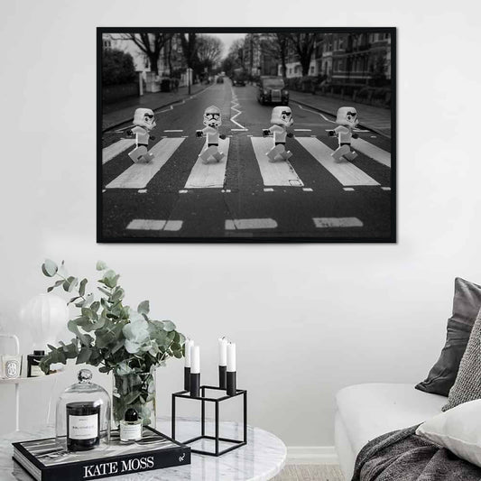 Stormtroopers Abbey Road Canvas Art