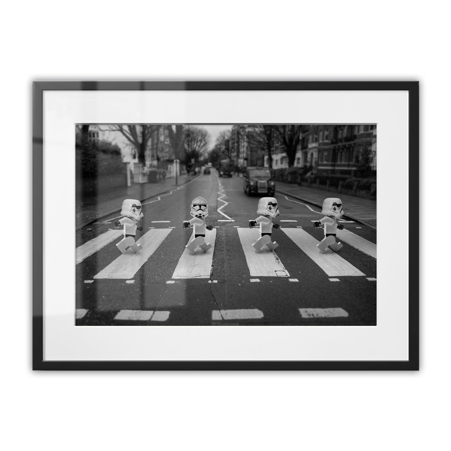 Stormtroopers Abbey Road Framed Art Print