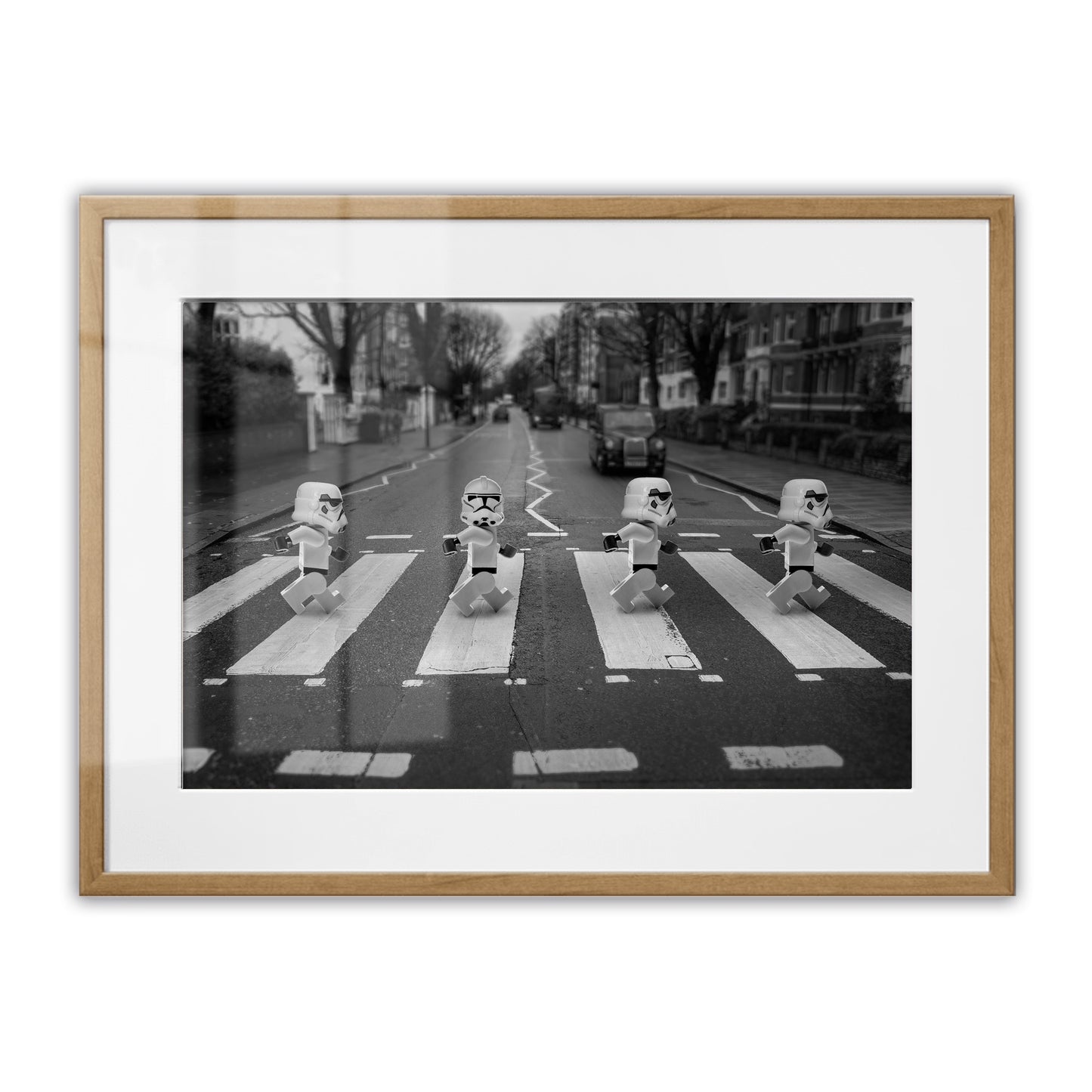 Stormtroopers Abbey Road Framed Art Print