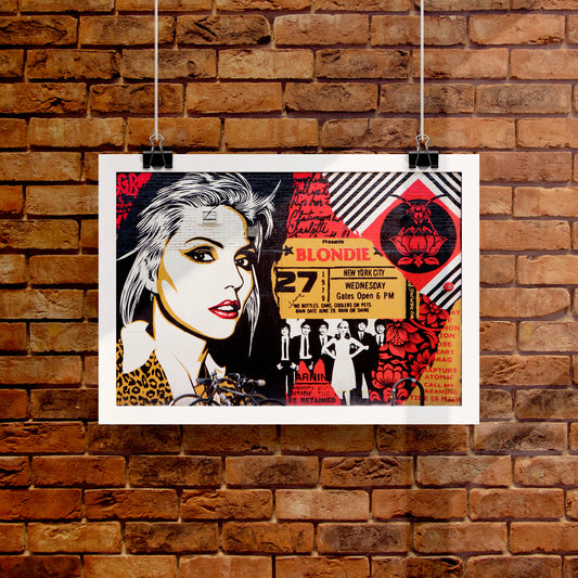 Blondie NYC 1979 Art Print