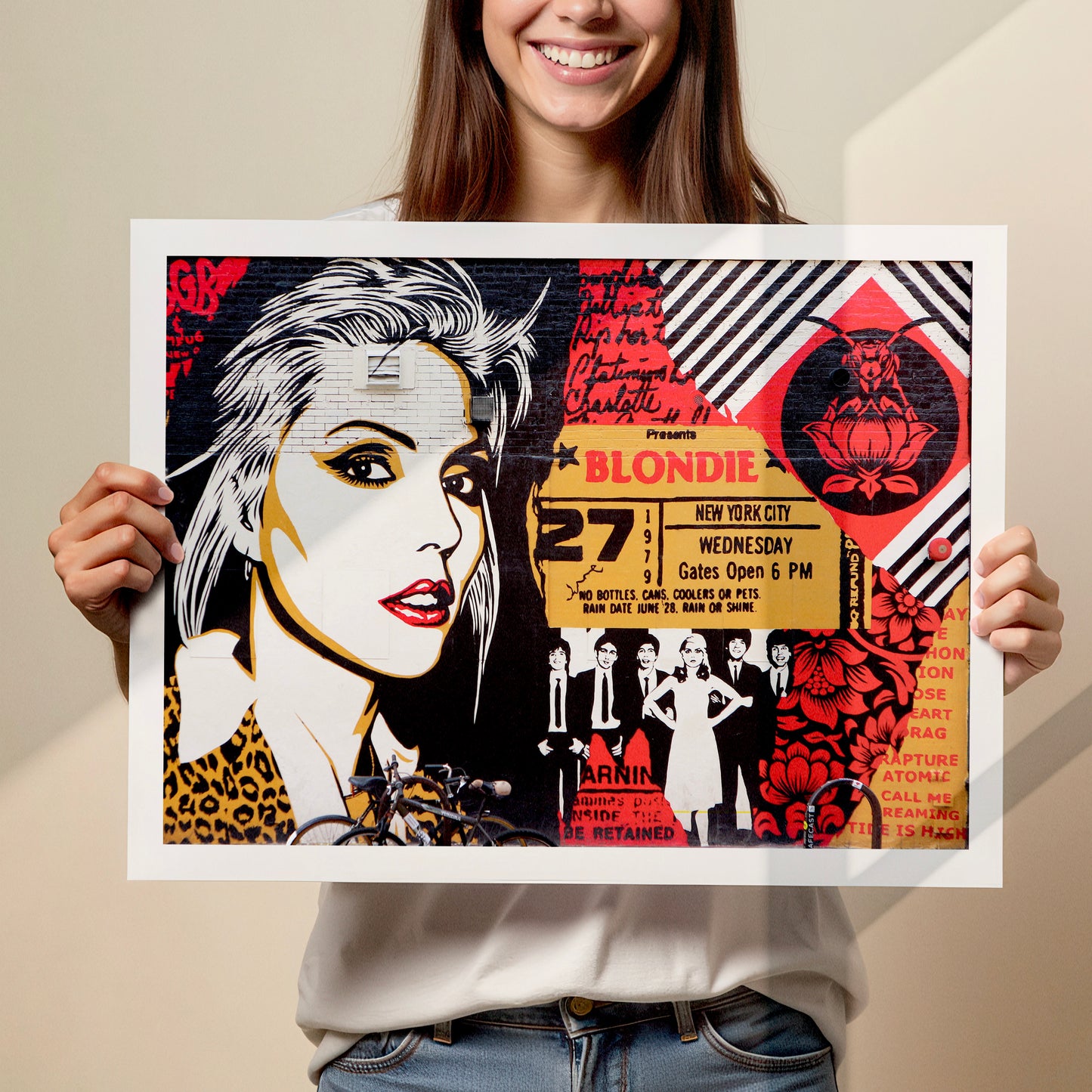 Blondie NYC 1979 Poster Print
