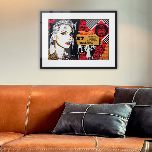 Blondie NYC 1979 Framed Art Print