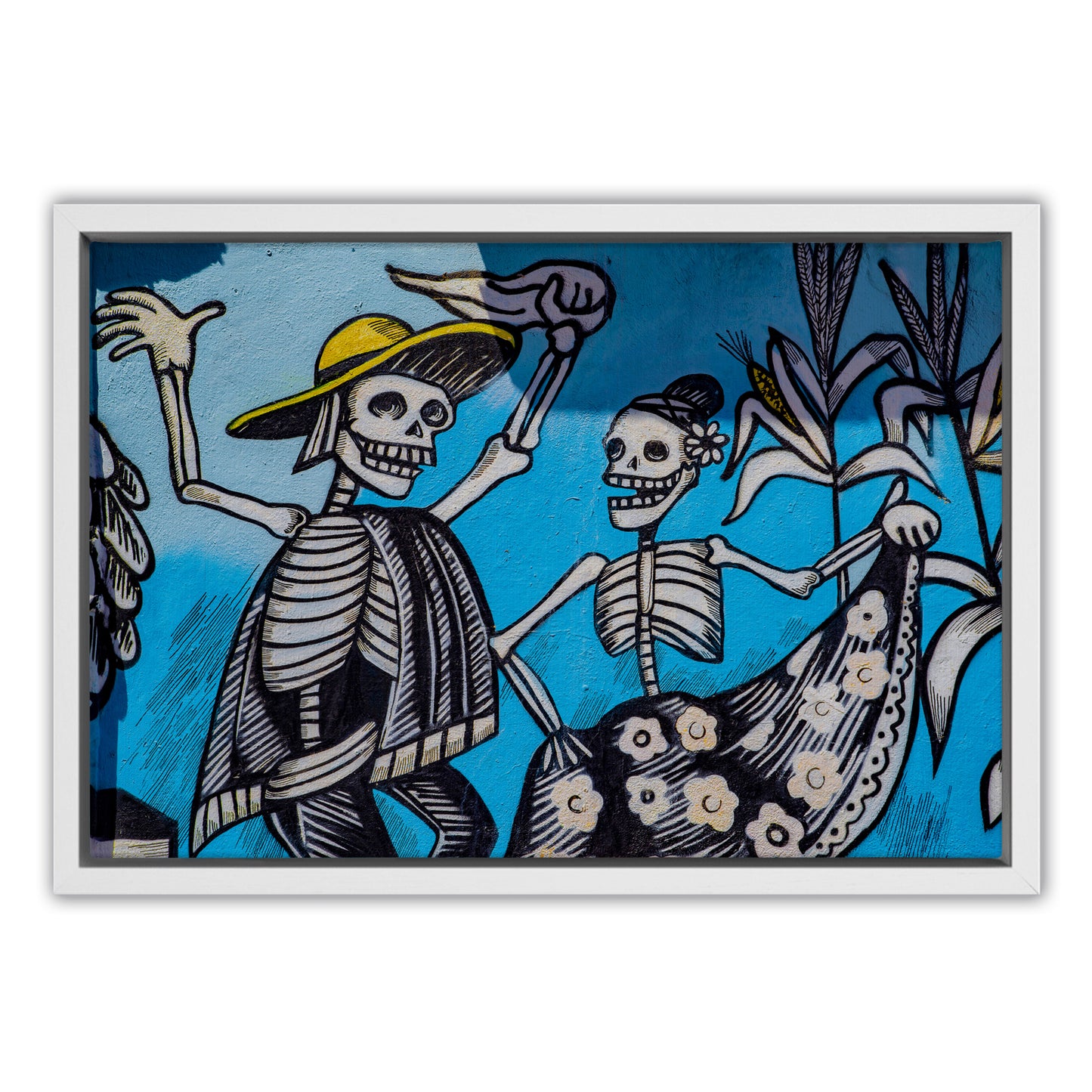 Dancing Bones Canvas Art Print