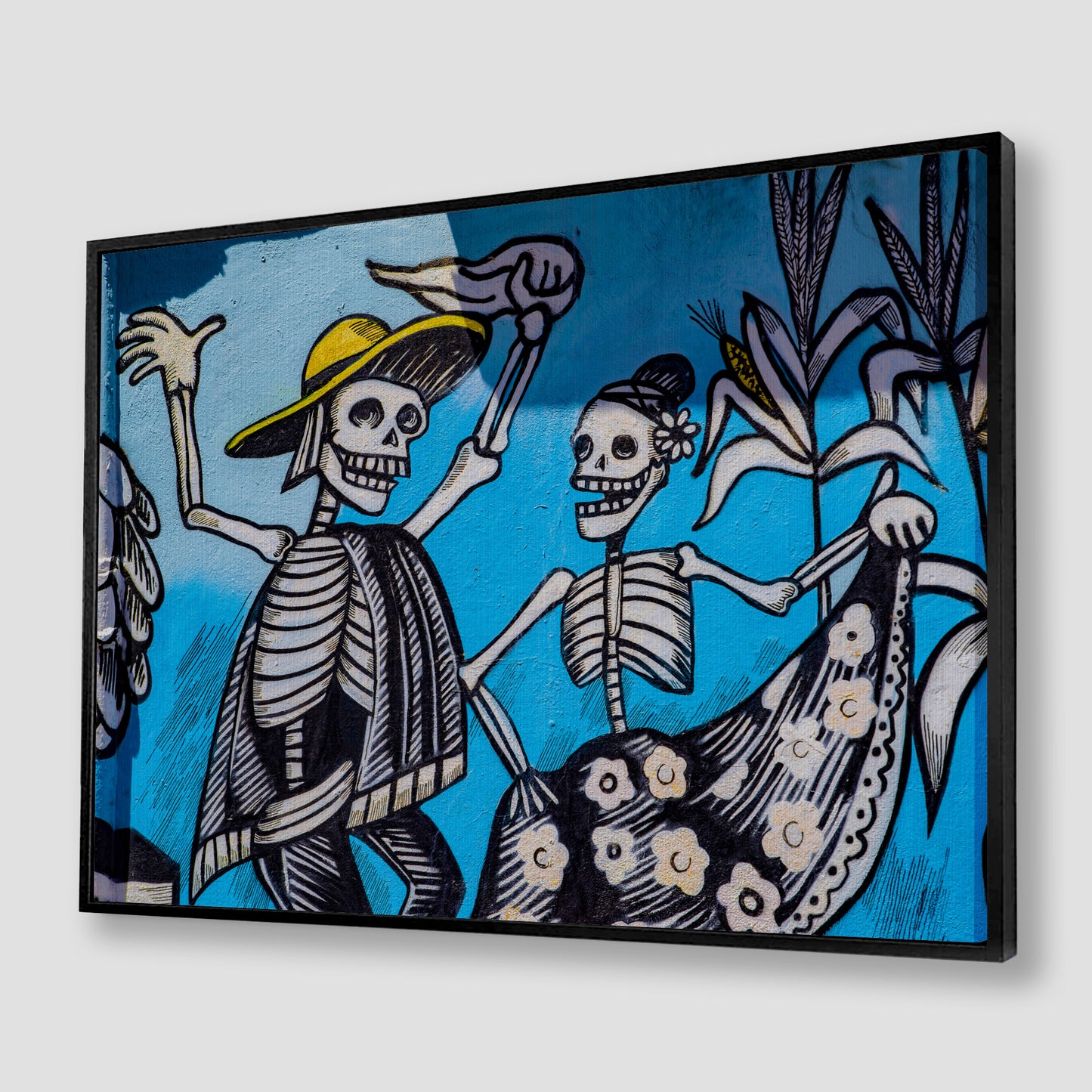 Dancing Bones Canvas Art