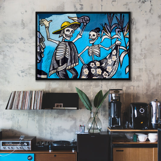 Dancing Bones Canvas Art