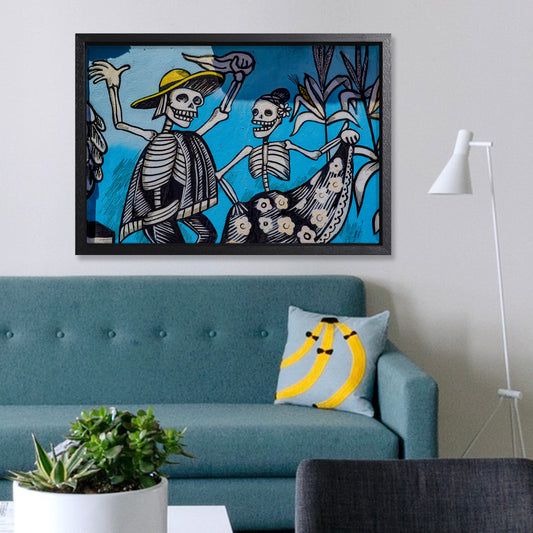 Dancing Bones Canvas Art