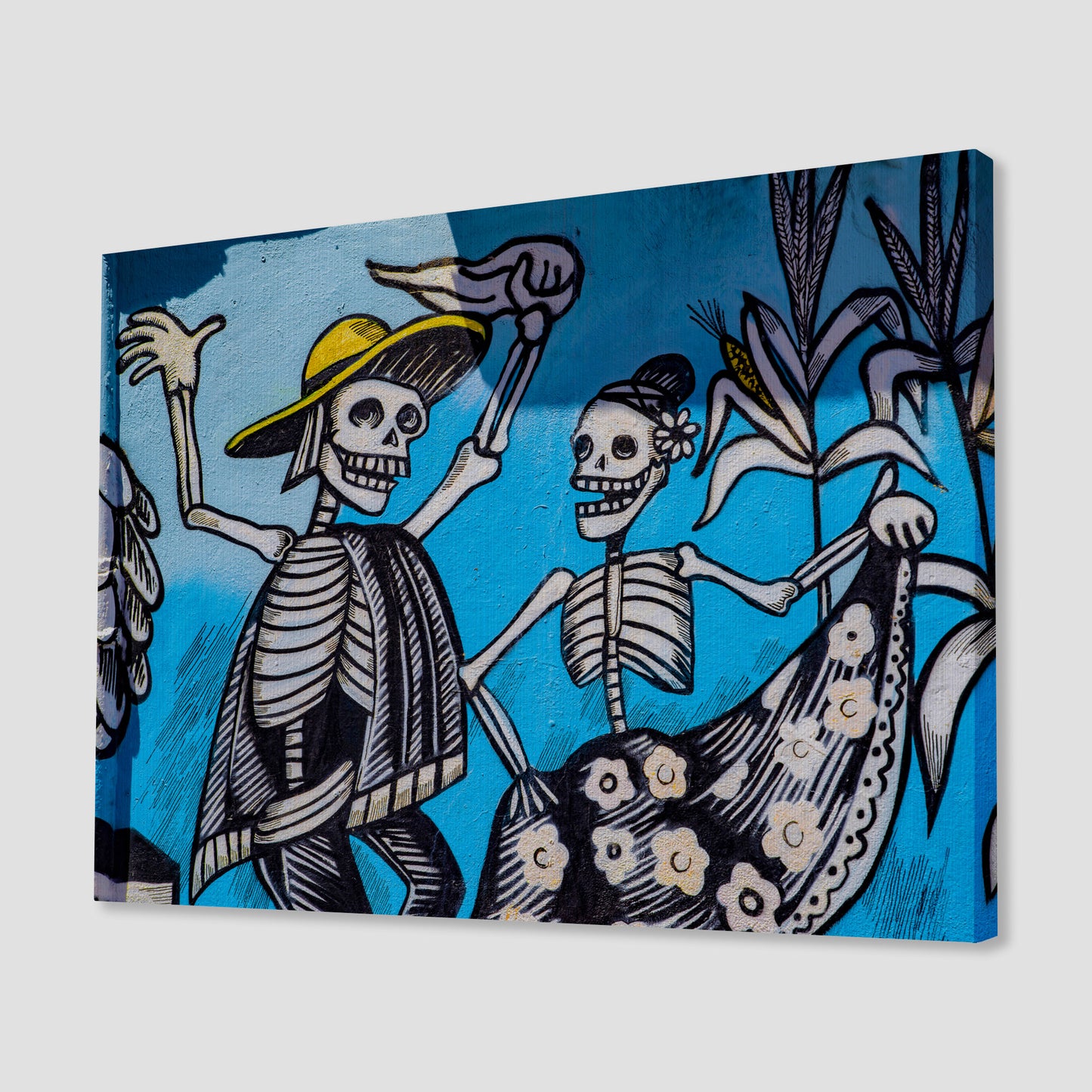 Dancing Bones Canvas Art