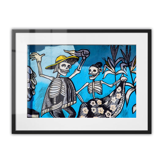 Dancing Bones Framed Art Print