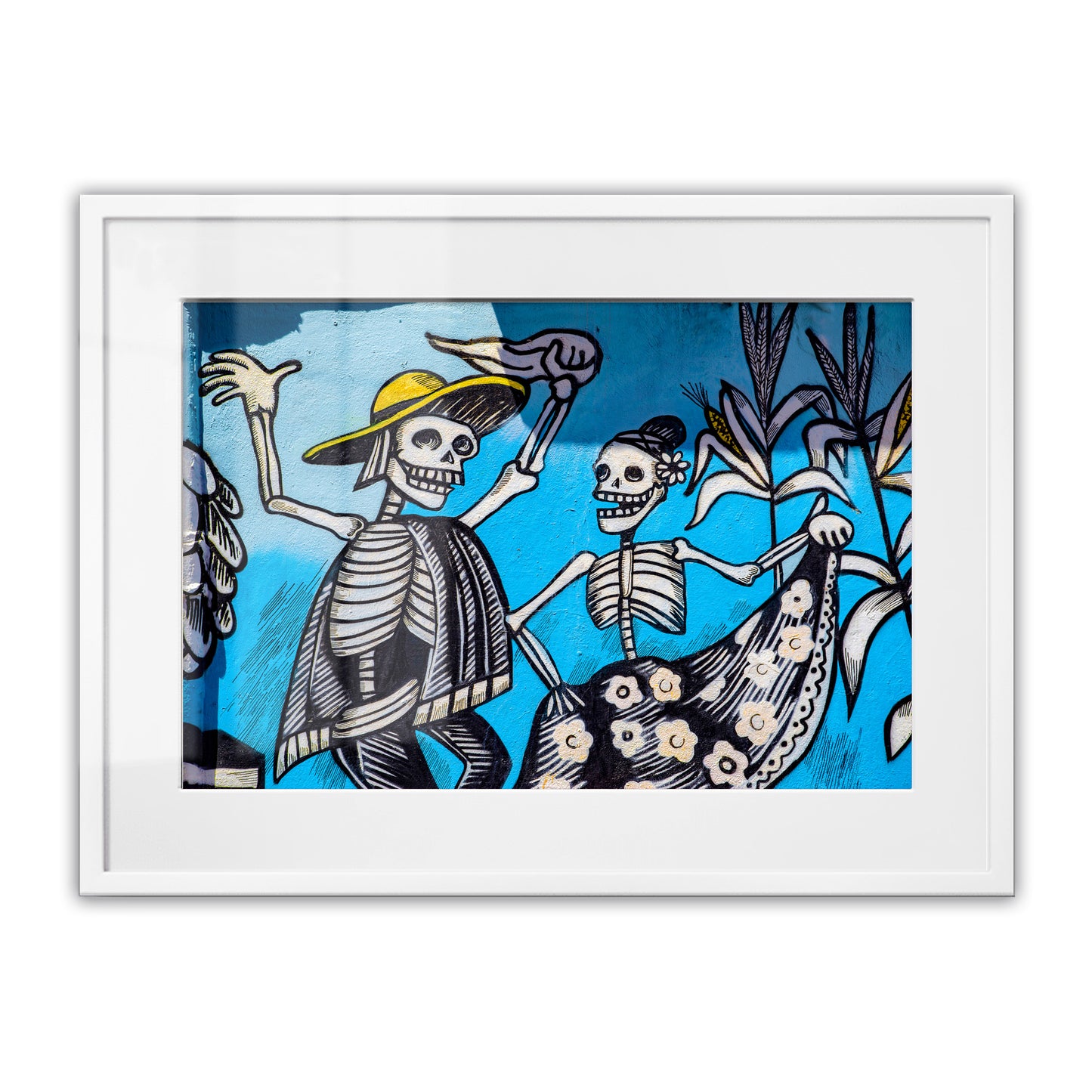 Dancing Bones Framed Art Print