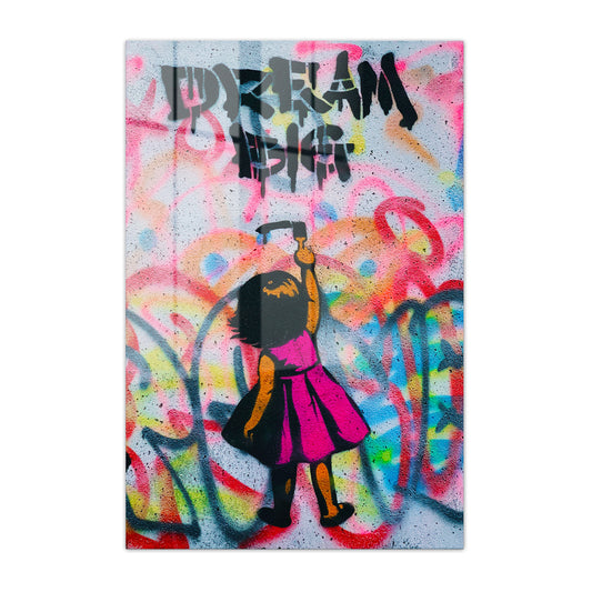 Dream Big Girl Acrylic Art Print