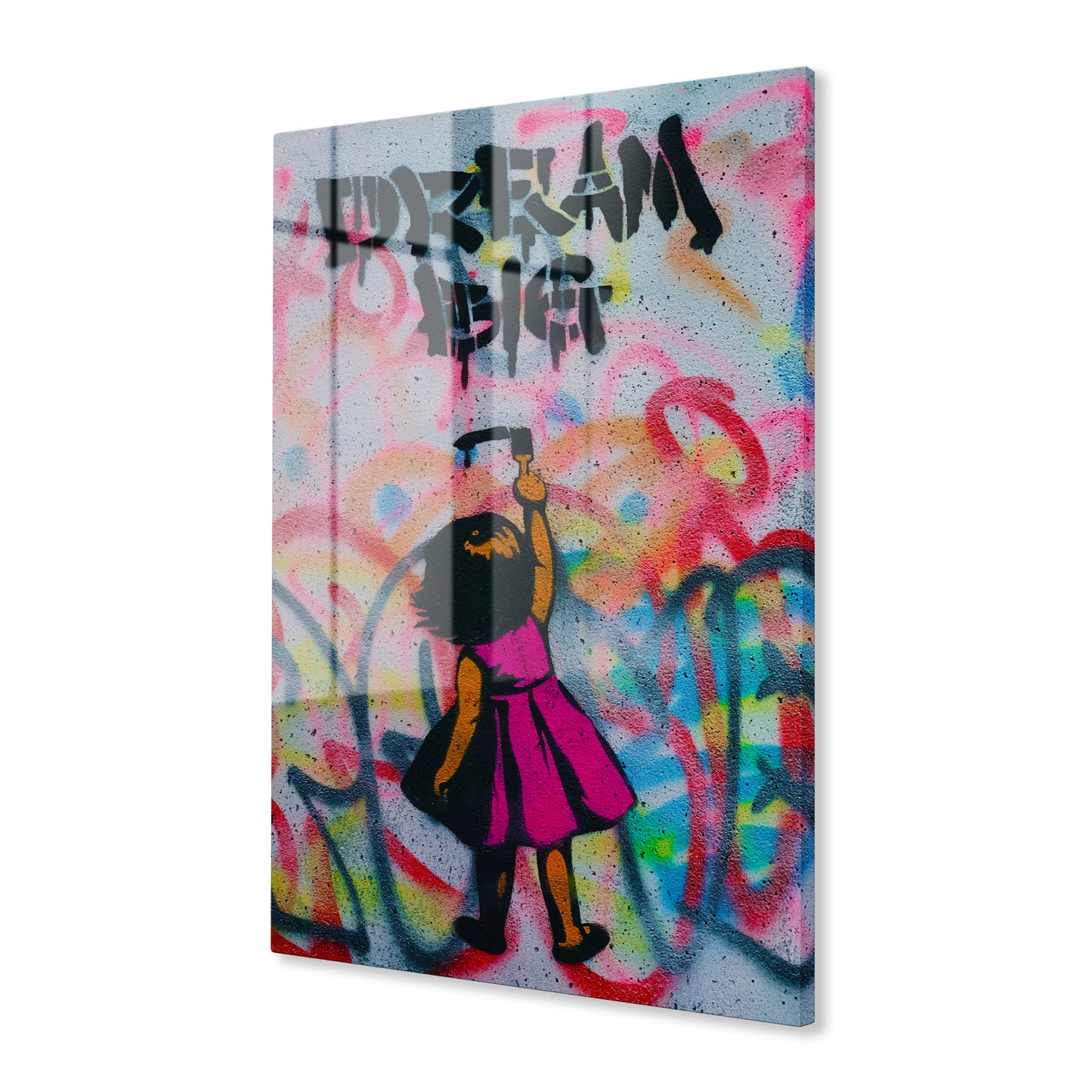 Dream Big Girl Acrylic Art Print