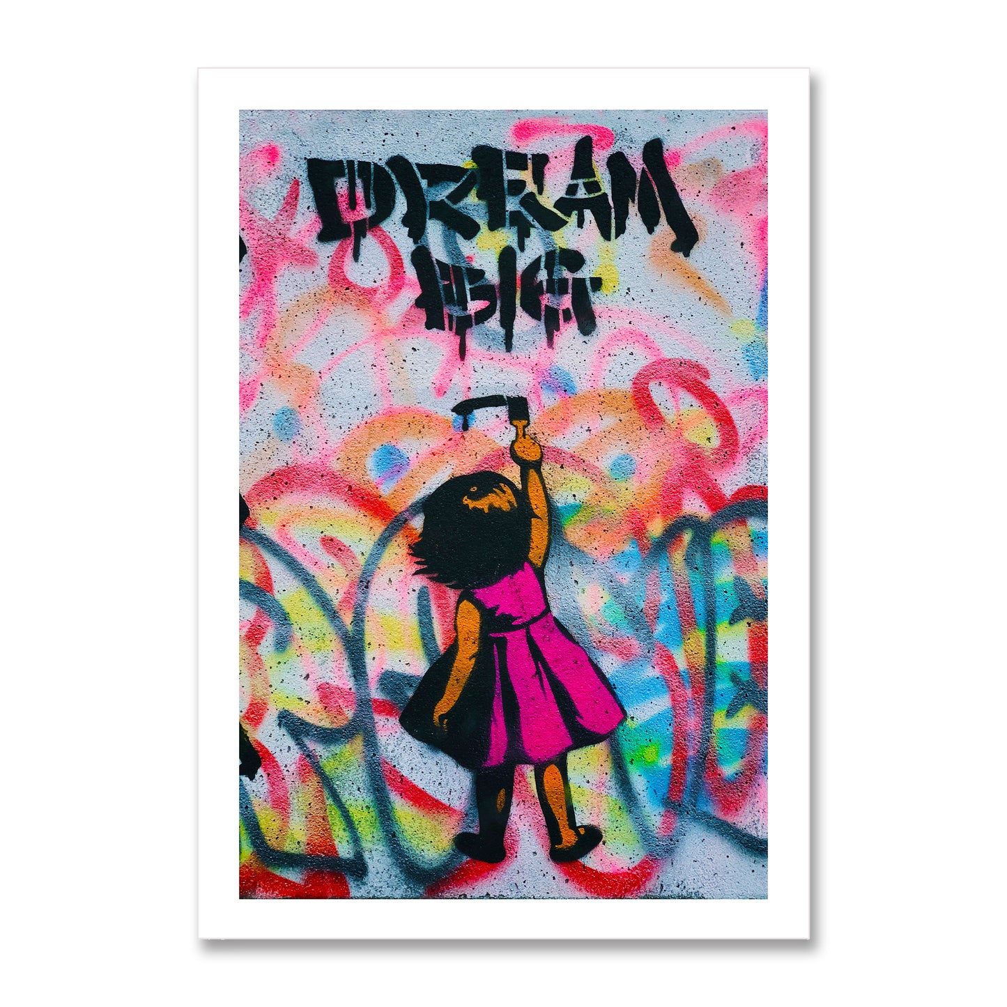 Dream Big Girl Art Print
