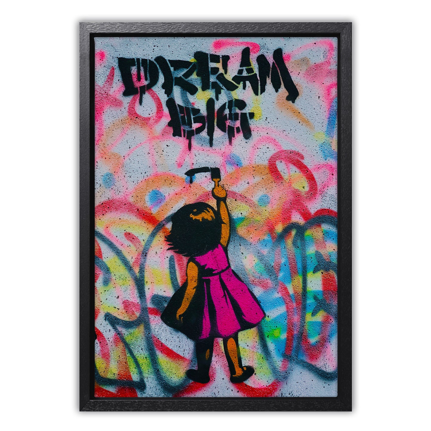 Dream Big Girl Canvas Art