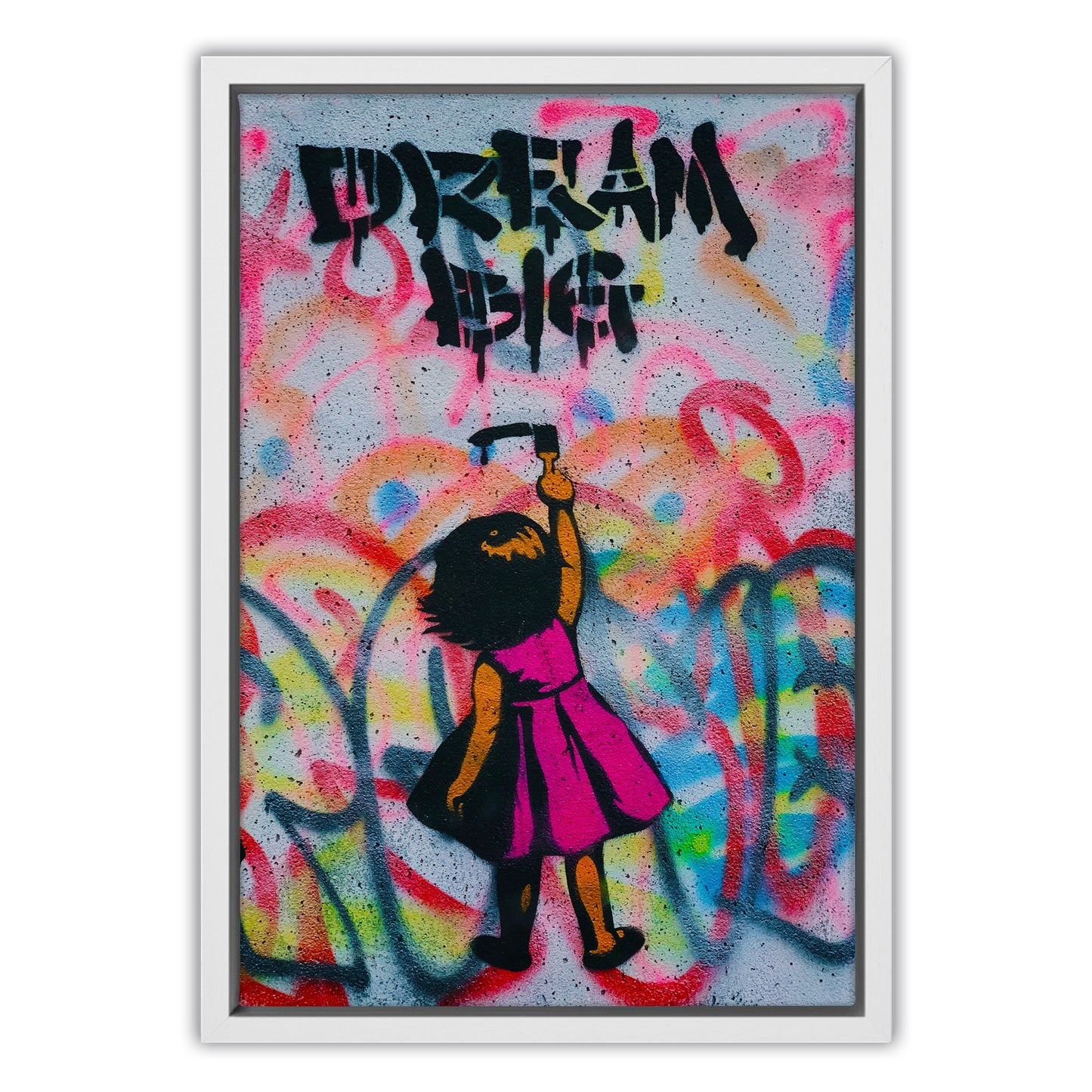 Dream Big Girl Canvas Art Print