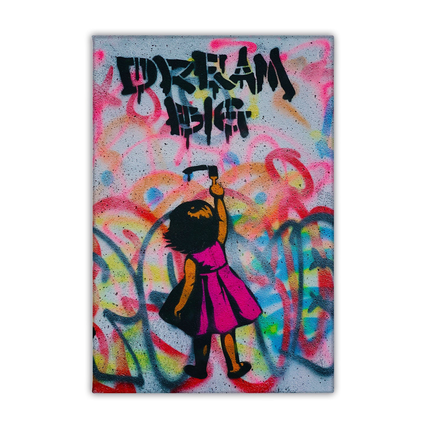 Dream Big Girl Canvas Art