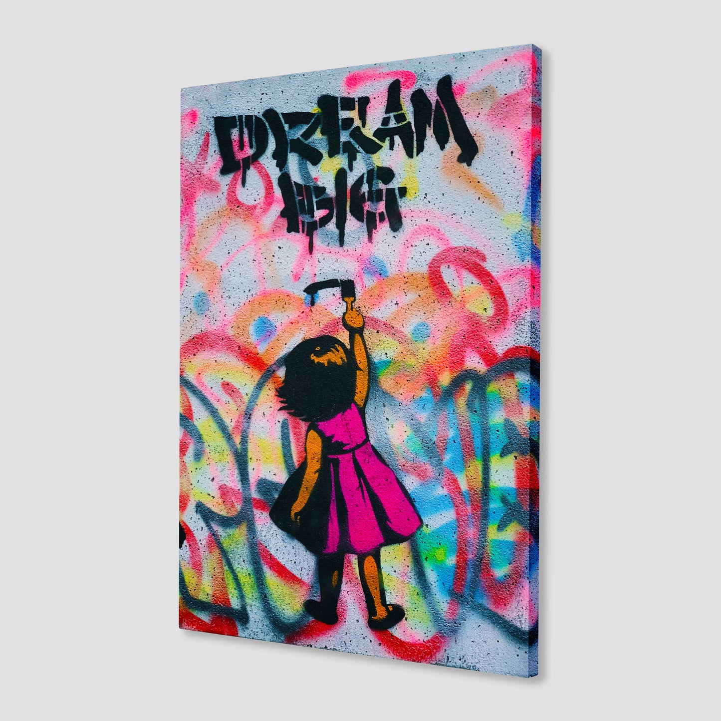 Dream Big Girl Canvas Art