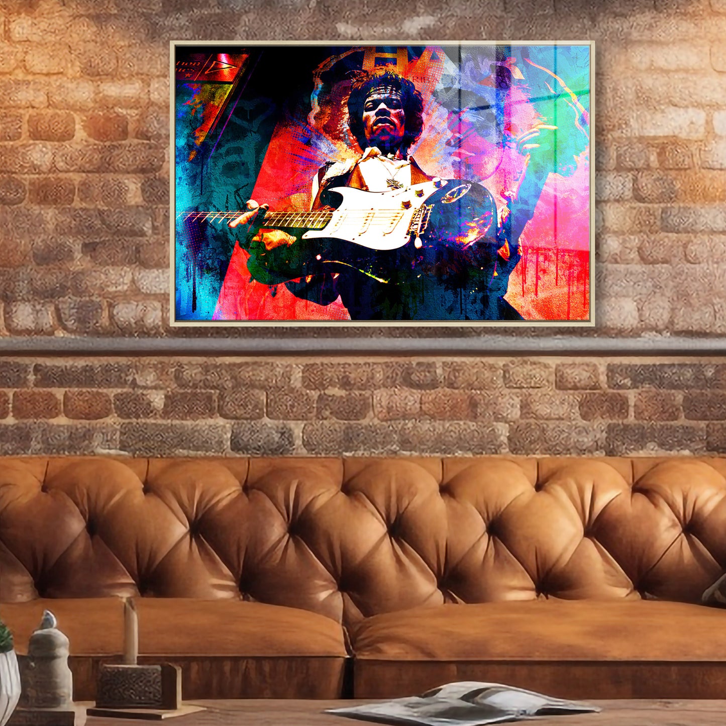 Jimi Hendrix Acrylic Art Print