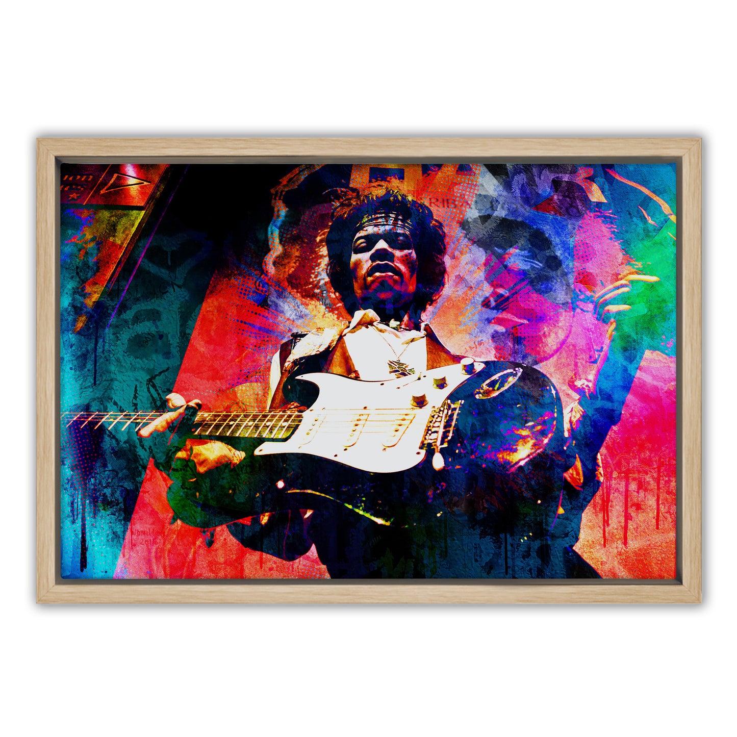 Jimi Hendrix Canvas Art