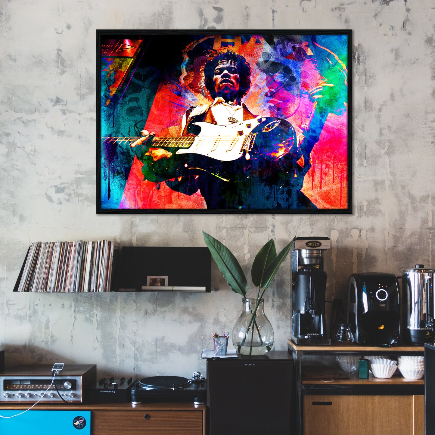 Jimi Hendrix Canvas Art