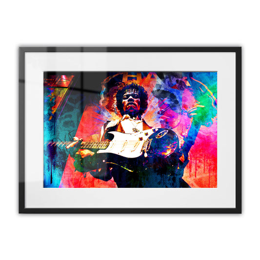 Jimi Hendrix Framed Art Print