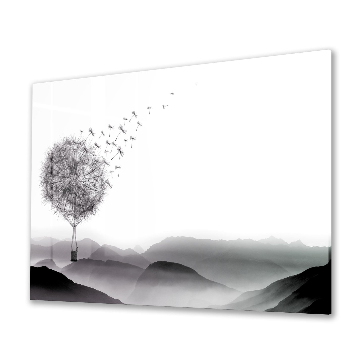 Air Dandelion Acrylic Art Print