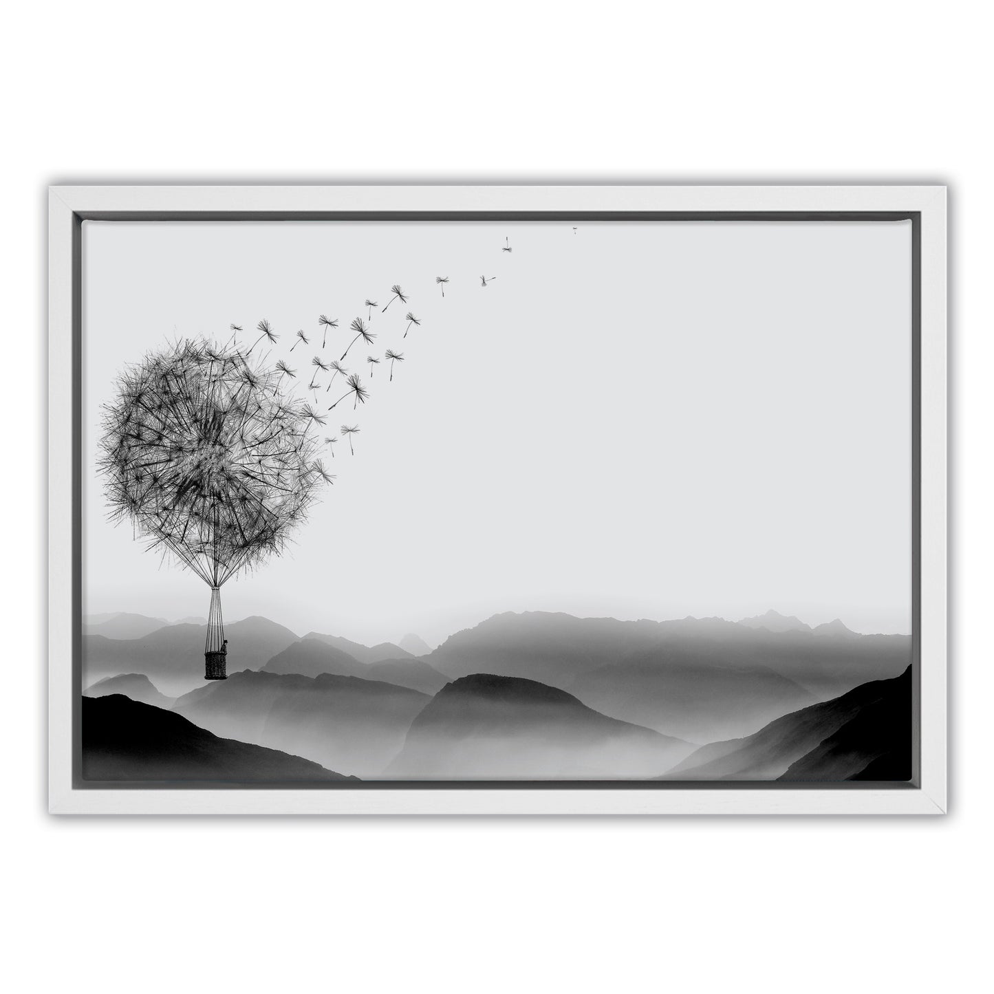 Air Dandelion Canvas Art