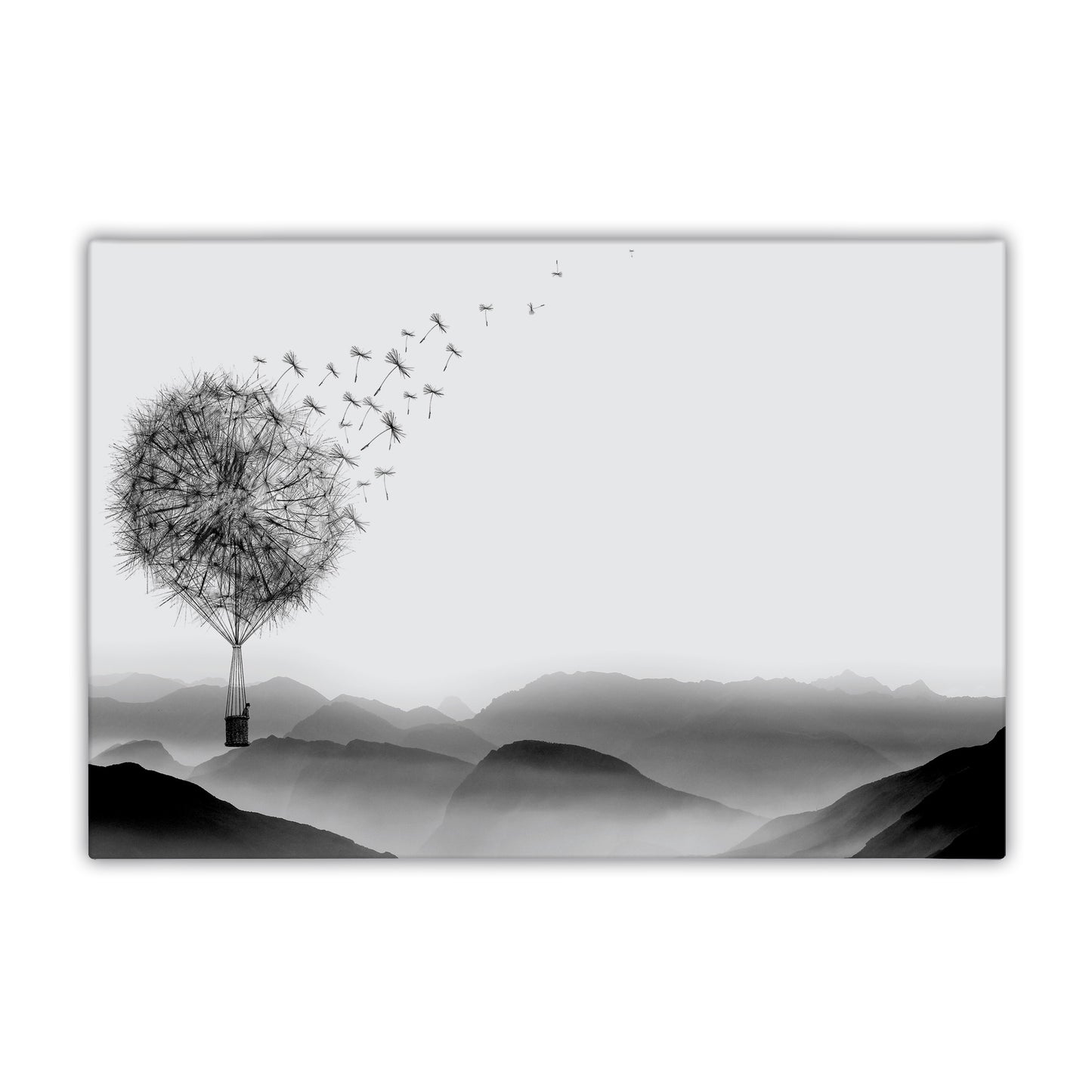 Air Dandelion Canvas Art