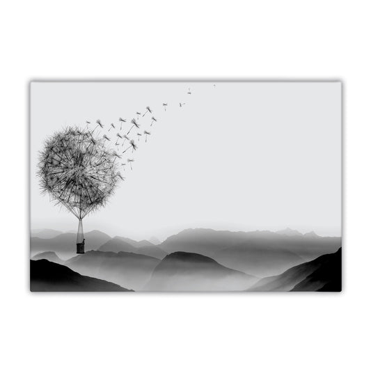 Air Dandelion Canvas Art