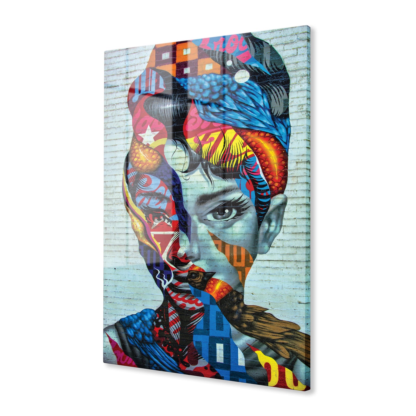Audrey Hepburn Abstract Acrylic Art Print
