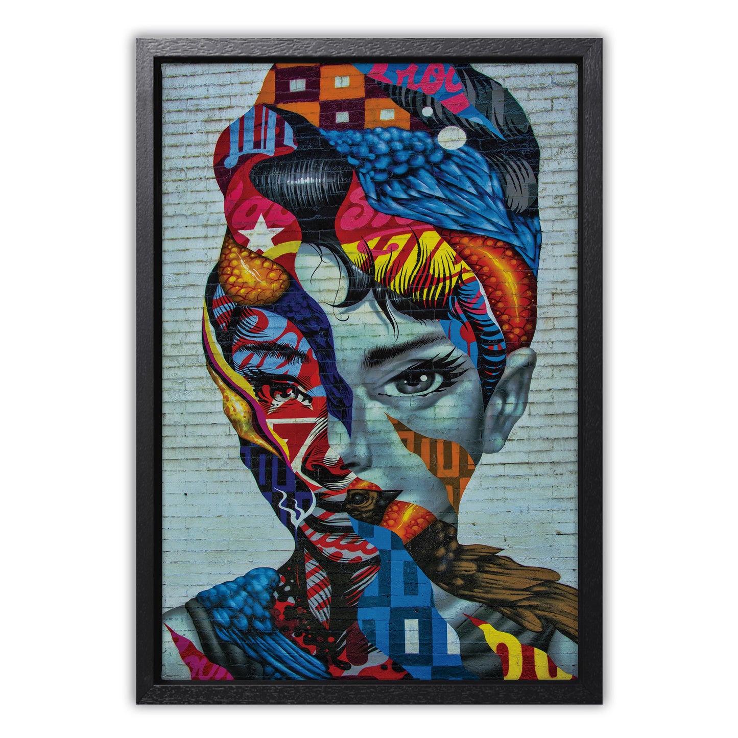 Audrey Hepburn Abstract Canvas Art