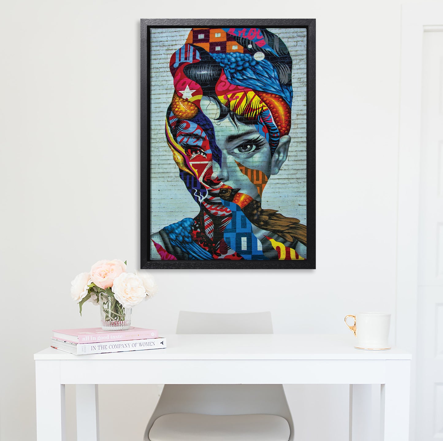 Audrey Hepburn Abstract Canvas Art