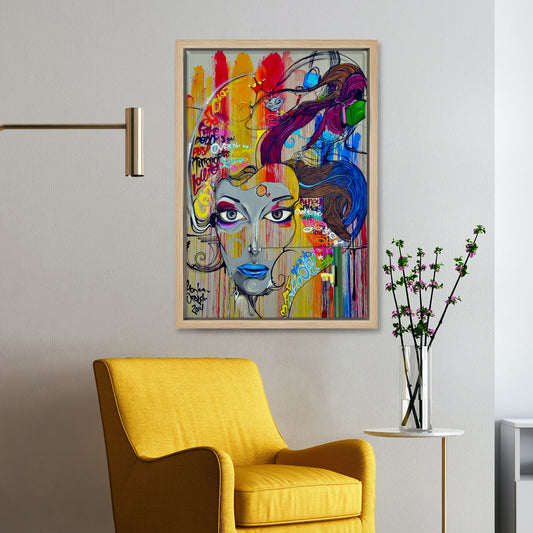 Fake Fashion Canvas Art Print