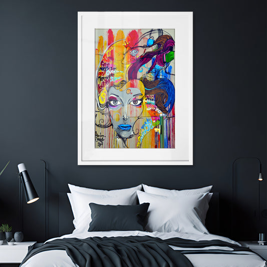 Fake Fashion Framed Art Print