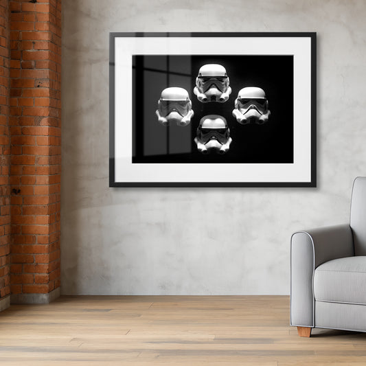 Stormtroopers Bohemian Rhapsody Framed Art Print