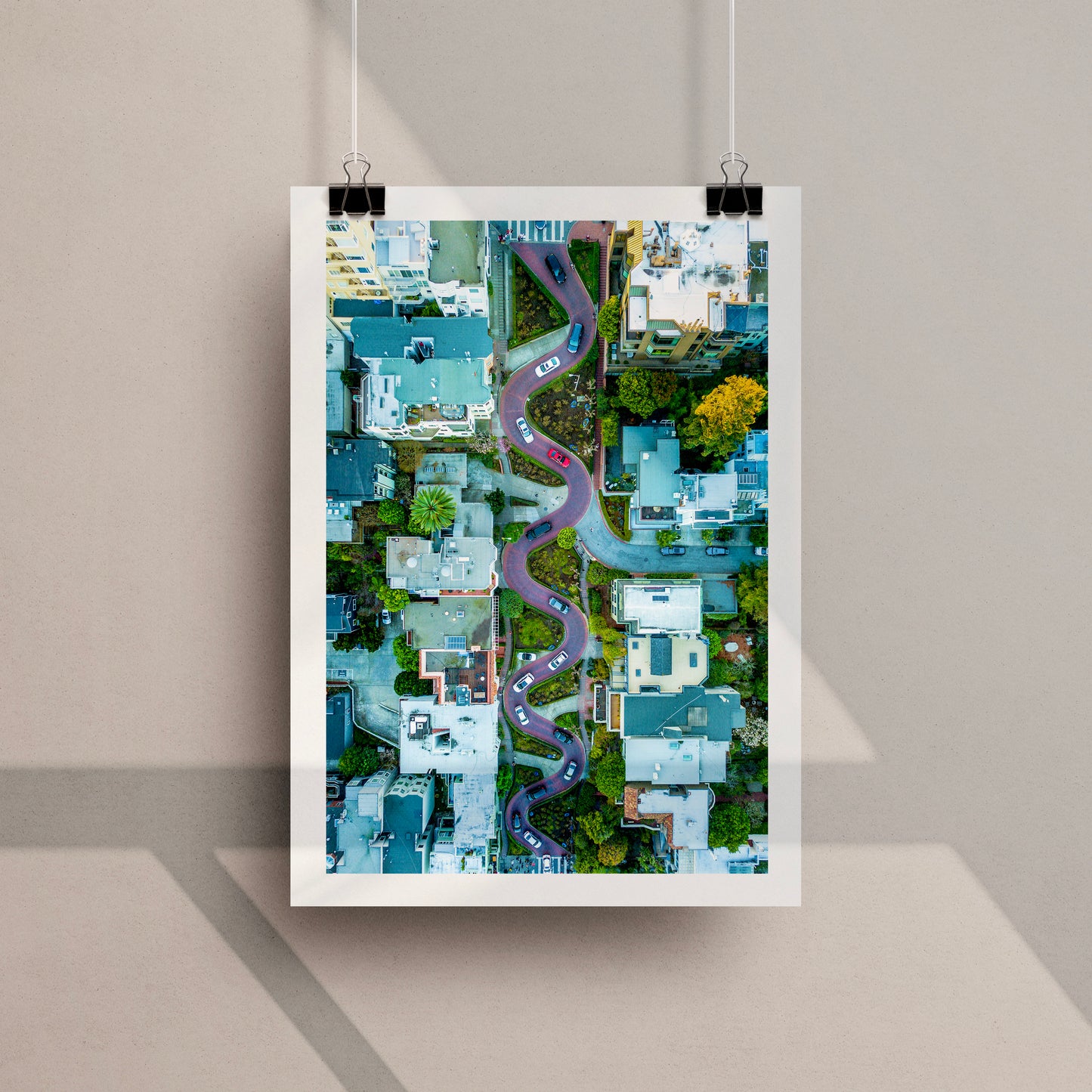 Lombard Street, San Francisco Poster Print