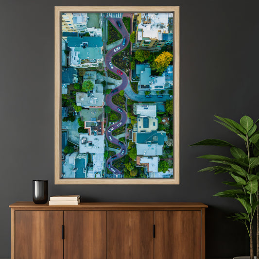 Lombard Street, San Francisco Canvas Art Print