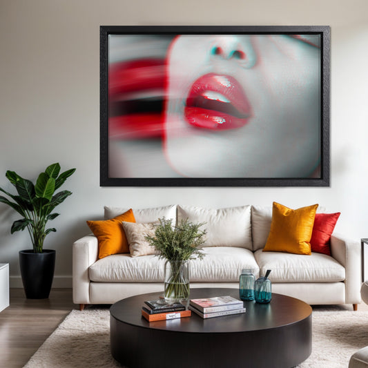 Glossed Breath Canvas Art Print