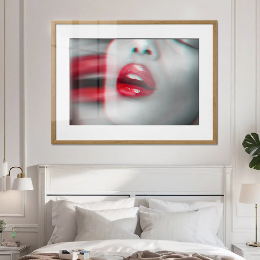 Glossed Breath Framed Art Print