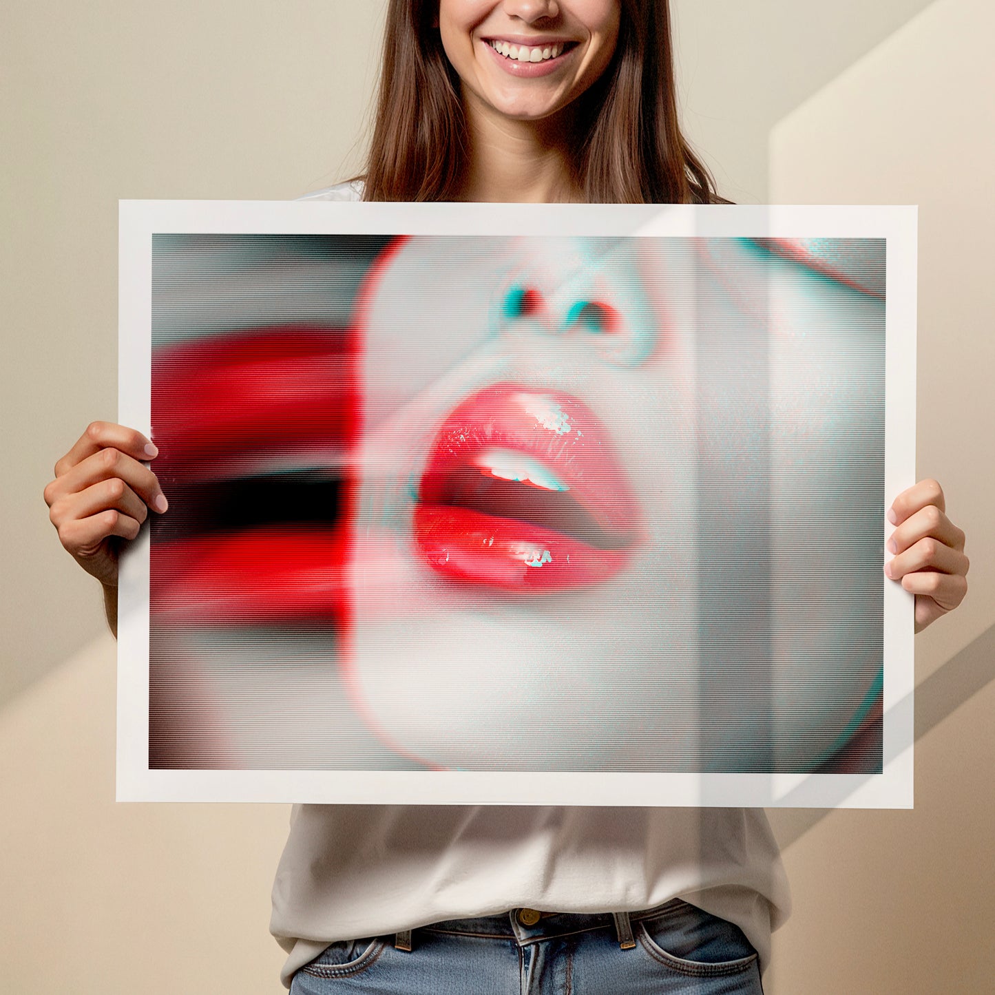 Glossed Breath Poster Print