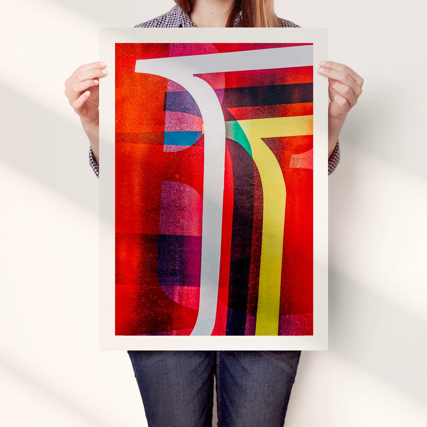 Urban Spectrum Abstract Art Print