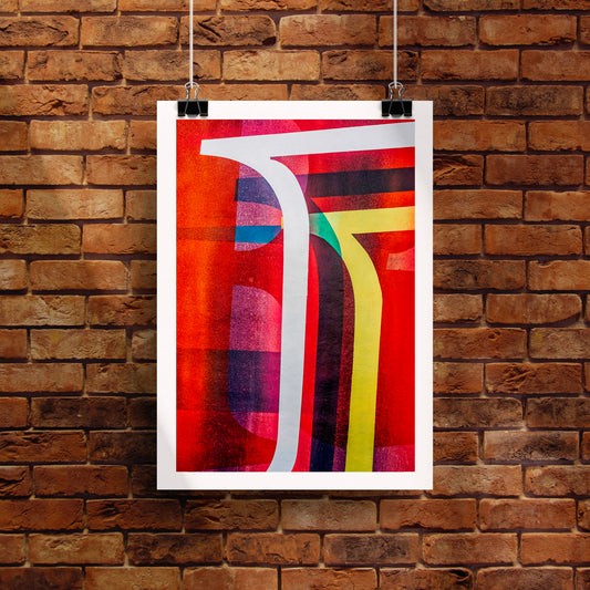 Urban Spectrum Abstract Art Print