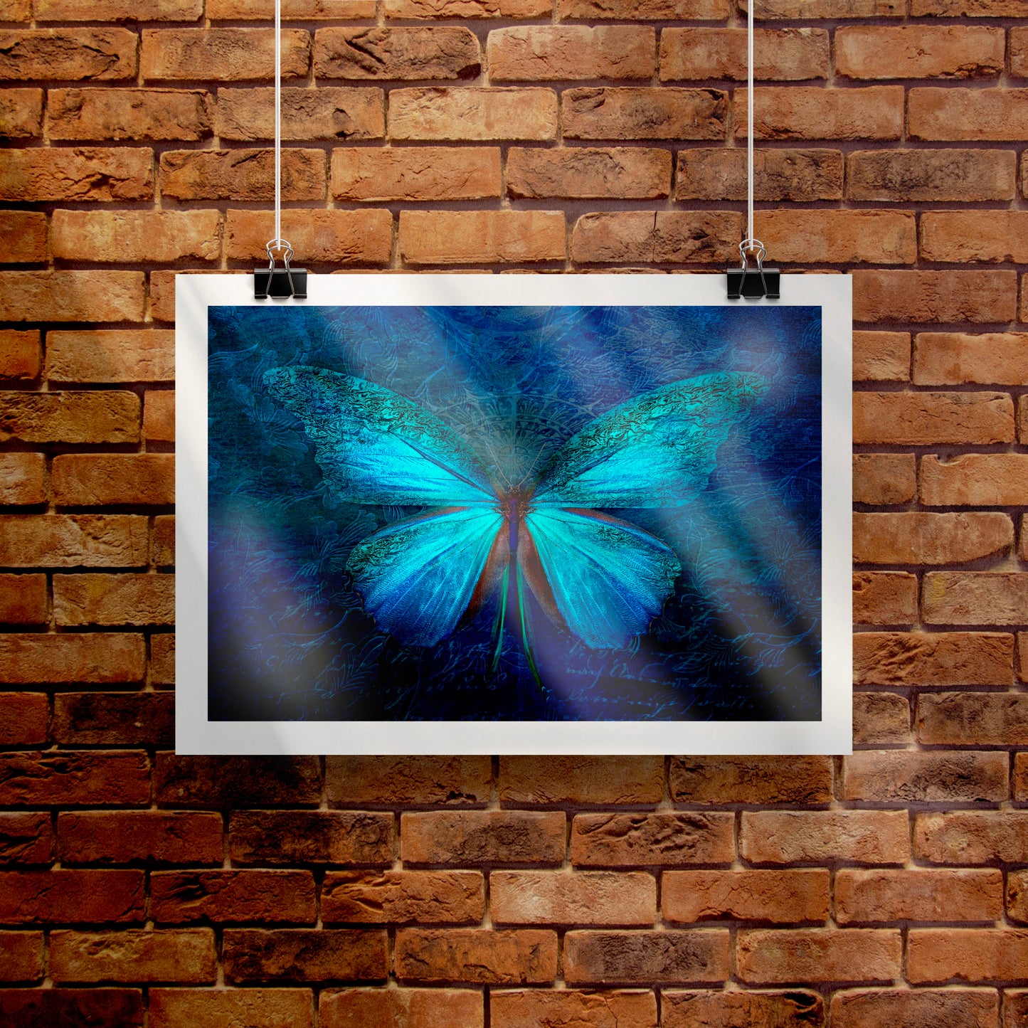 Blue Butterfly Art Print