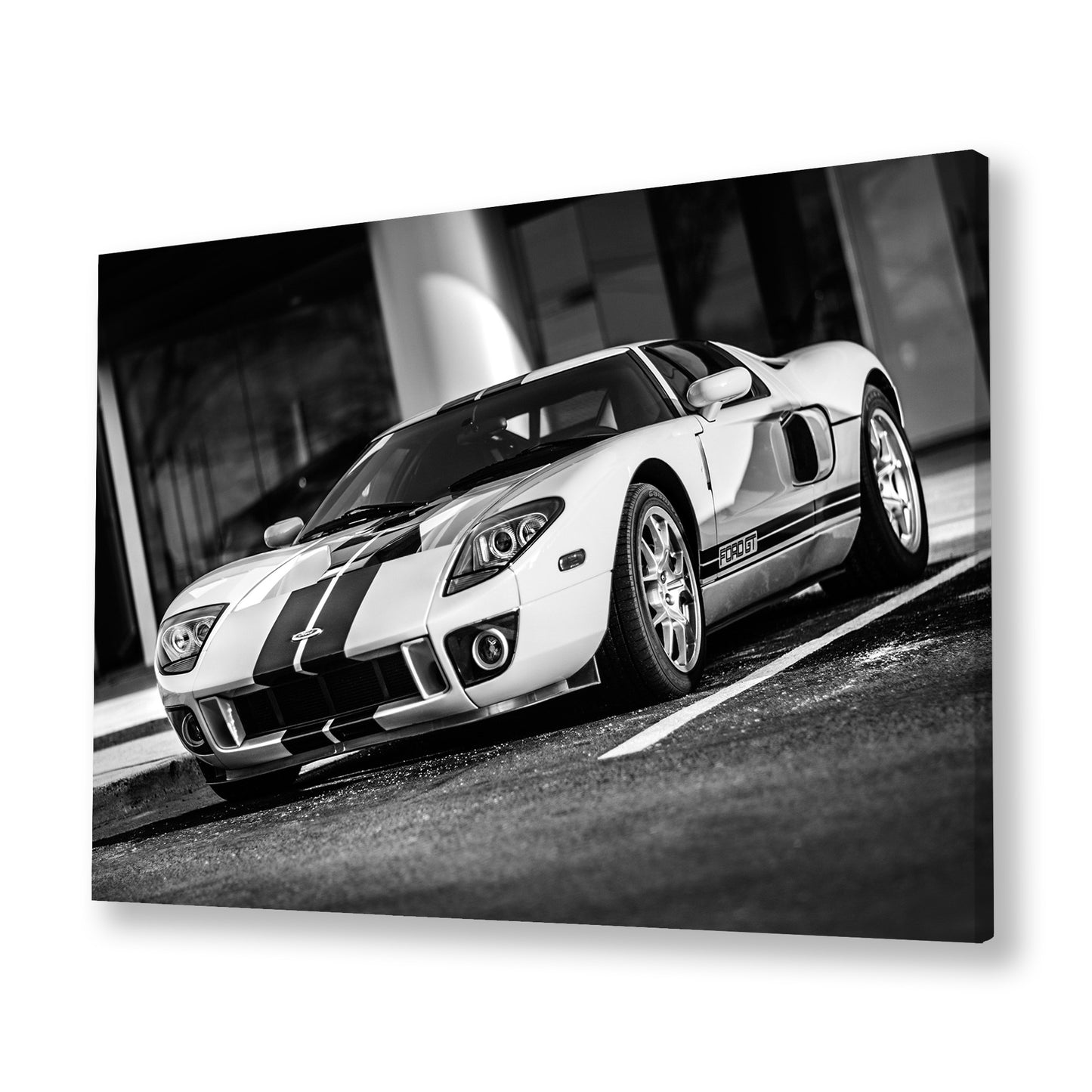 White Ford GT