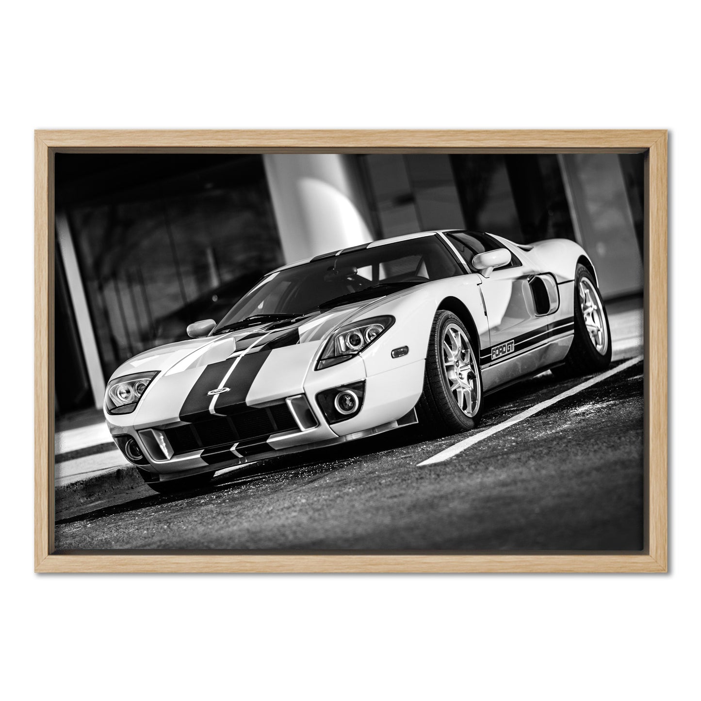 White Ford GT