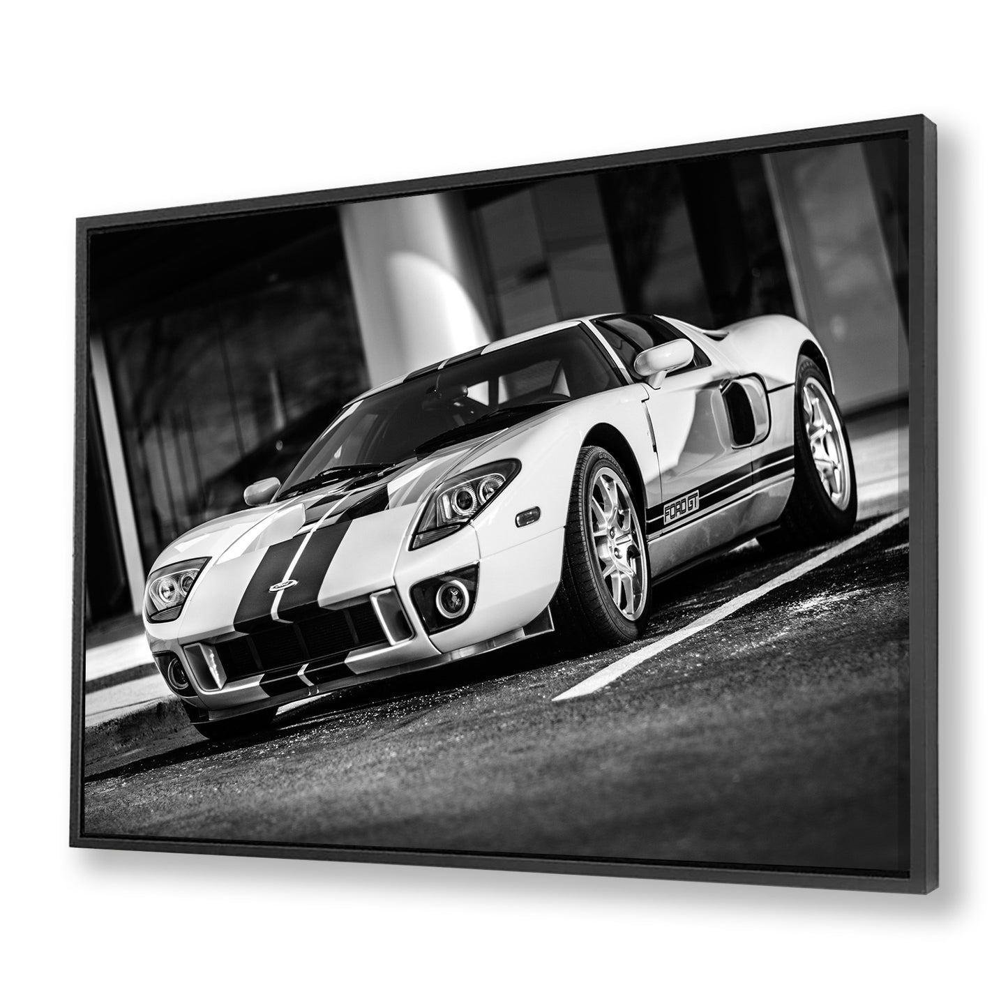 White Ford GT