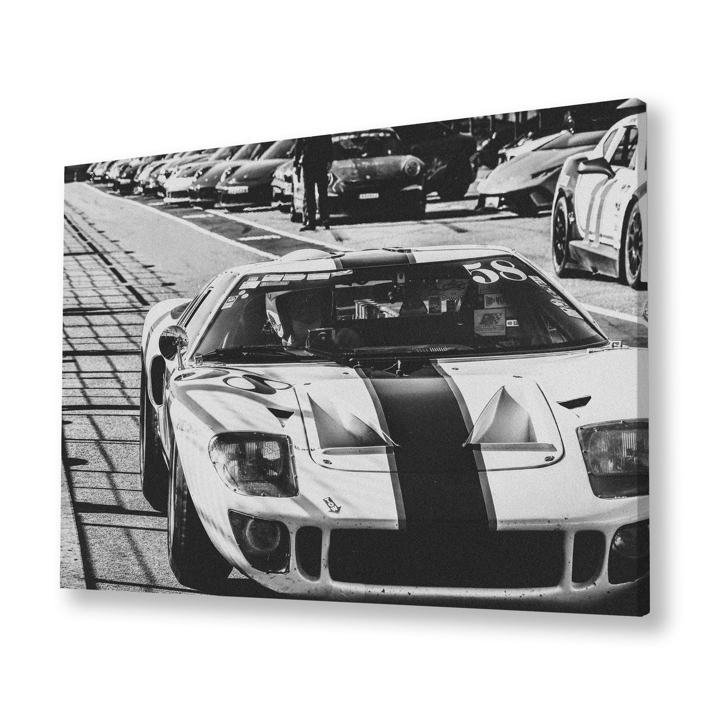 Racetrack White Ford GT