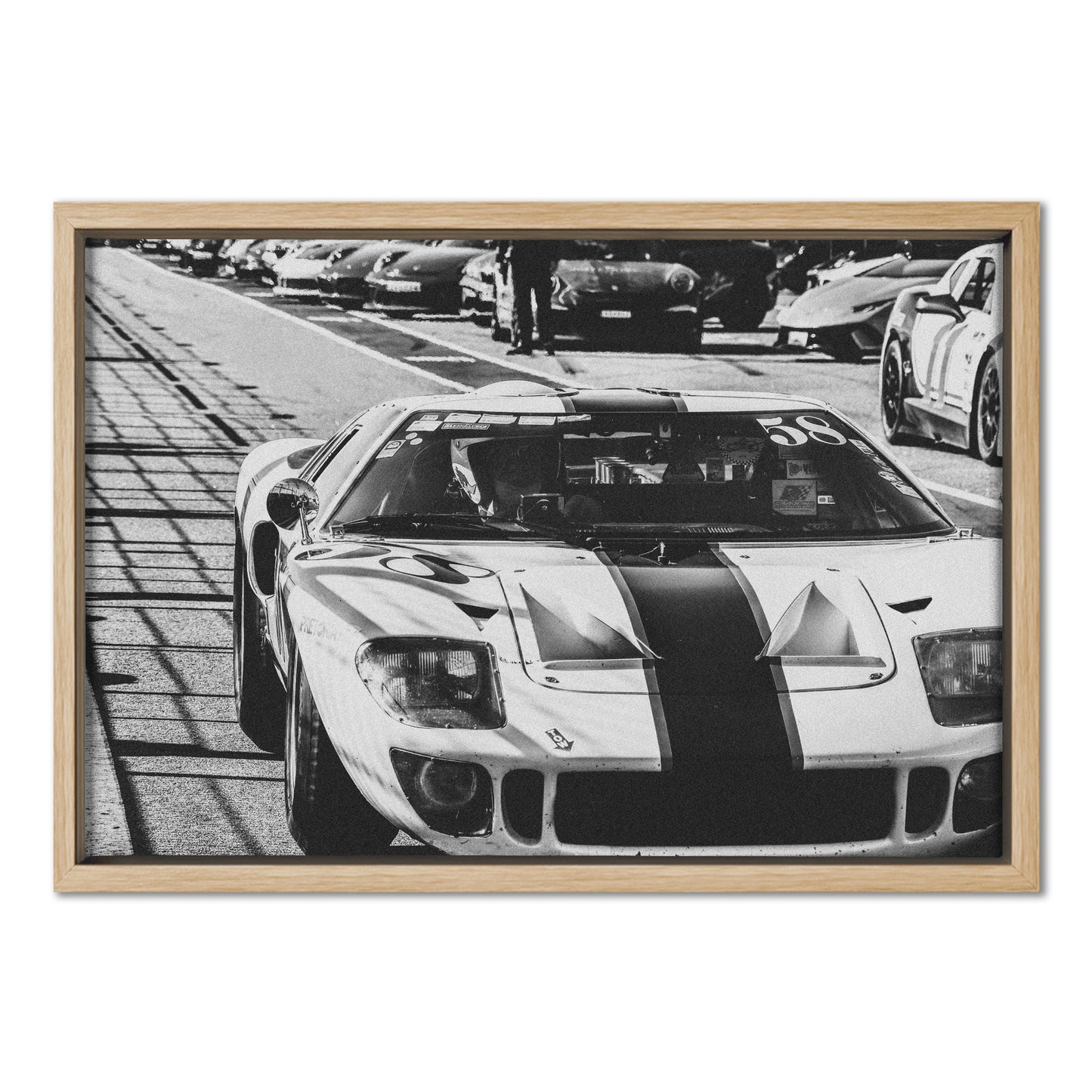 Racetrack White Ford GT
