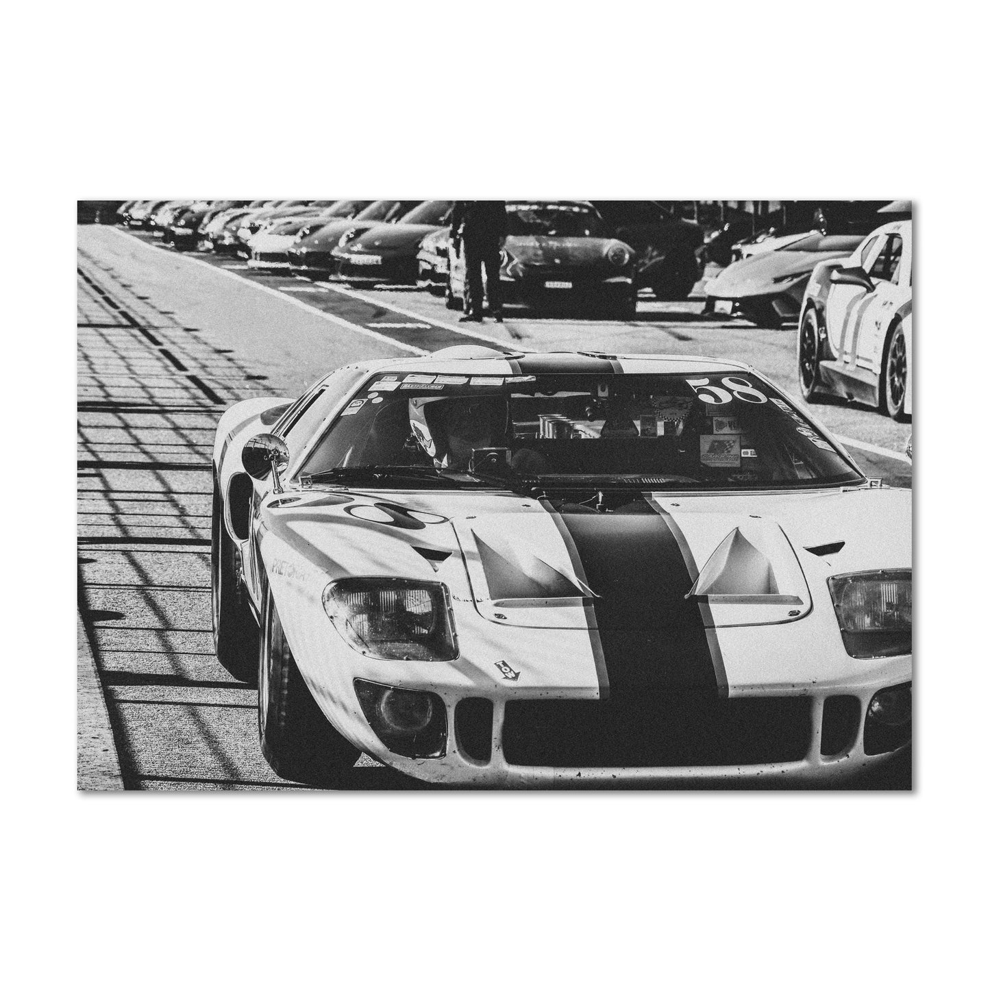 Racetrack White Ford GT