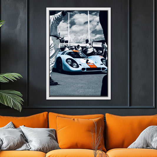 Porsche 917K - 1970 Daytona Winner - Gulf Edition Canvas Art